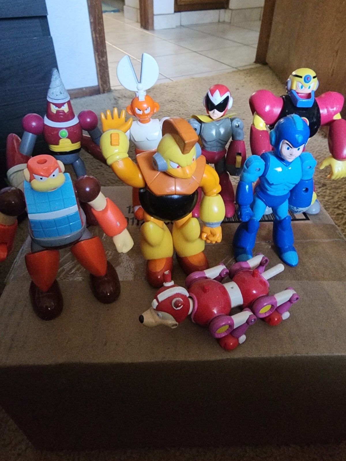FIGURINE MEGAMAN ROCKMAN DASH Girls 3p set Roll Sera Tron CAPCOM Japon
