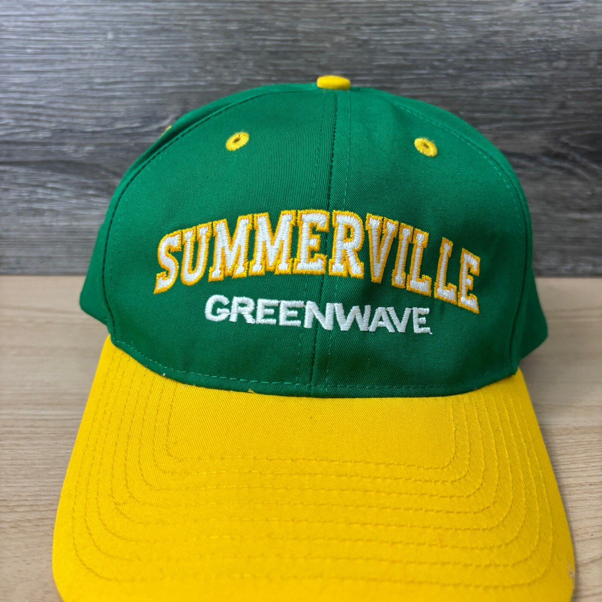 Summerville Green Wave Hat Cap Snap Back South Carolina High