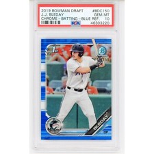 2019 Bowman Chrome Draft JJ Bleday Blue Refractor /150 PSA 10 GEM MINT