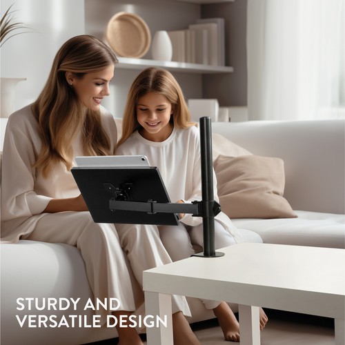 Soporte para libros con abrazadera - Atril para estudiar con brazo ajustable - Photo 2/8