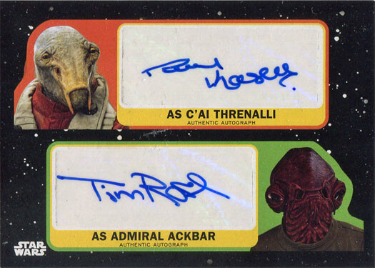 Star Wars Journey Rise Skywalker Autograph Card DA-KR Paul Kasey Tim Rose 3/5 | eBay