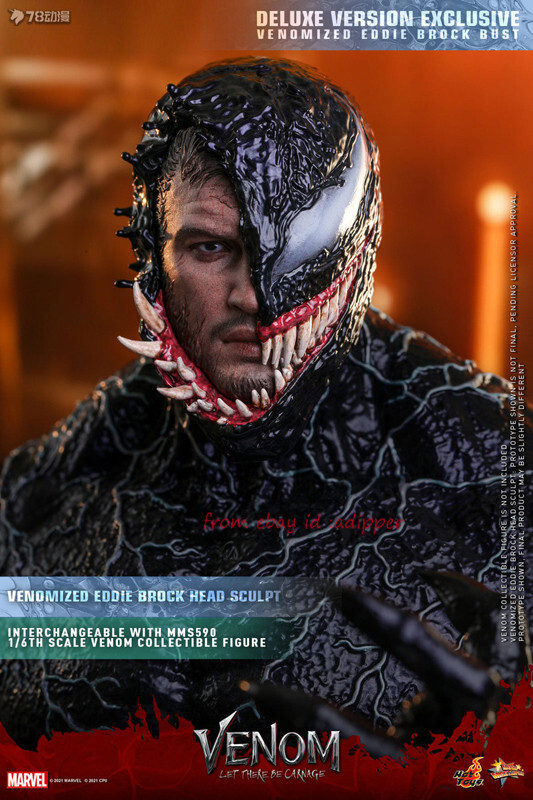 Hot Toys Mms620 Venom LET THERE BE CARNAGE 1/6 CARNAGE Deluxe
