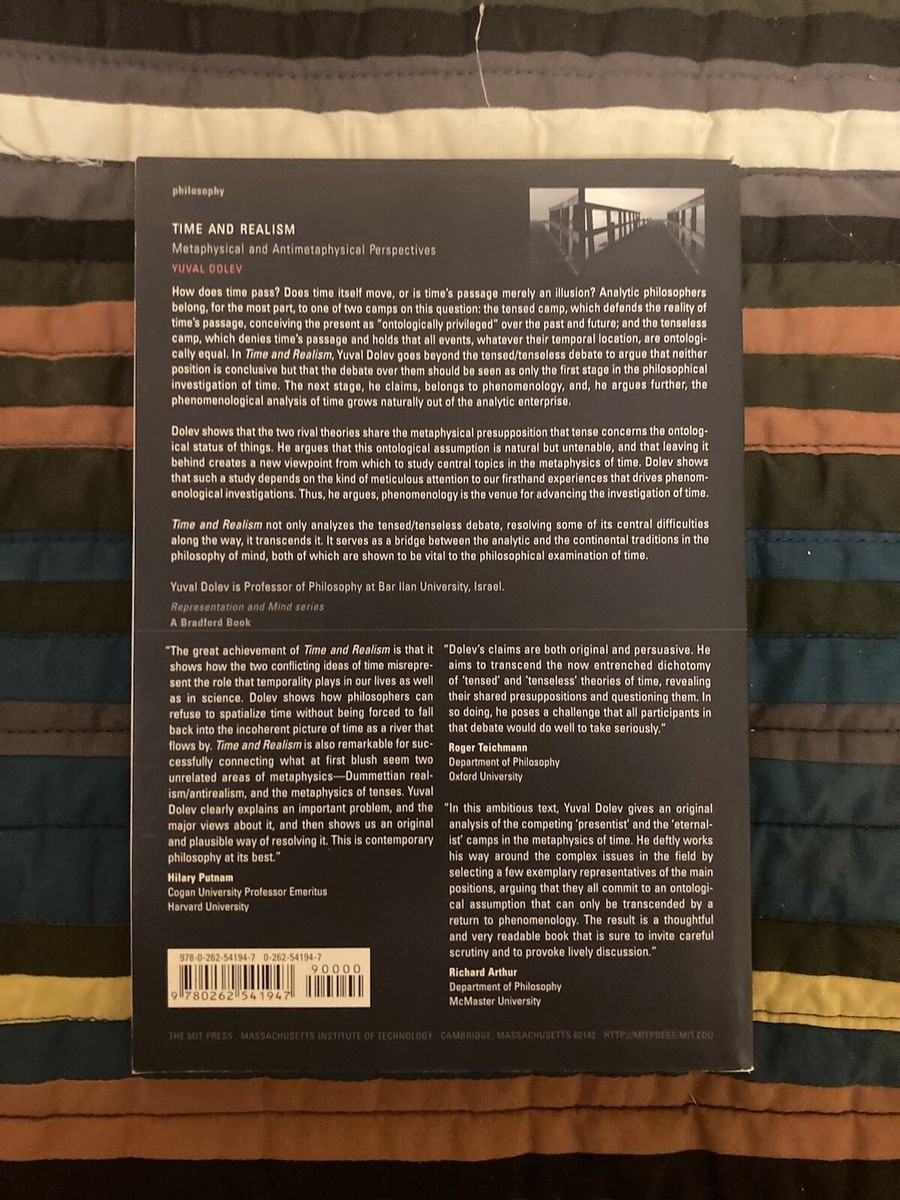 Time and Realism by Yuval Dolev MIT press 9780262541947| eBay Time and Realism by Yuval Dolev MIT press 9780262541947| eBay