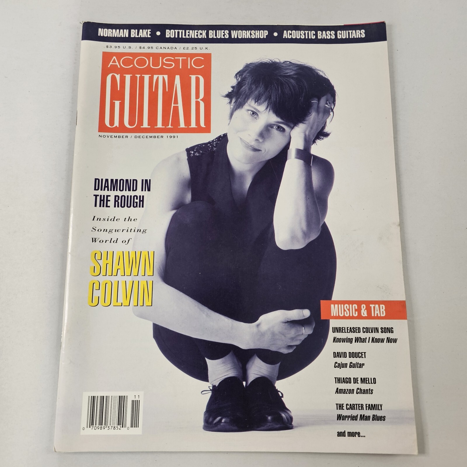 Acoustic Guitar Magazine November / December 1991 Shawn Colvin The Carter Family