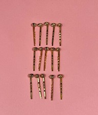 Vintage Mimi Di N Bobby Pins/Hair Clips Gold Tone Lot of 15