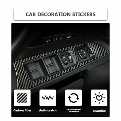 For Lexus IS250C 300 2006-2012 Carbon fiber Window lift panel switch cover trim 