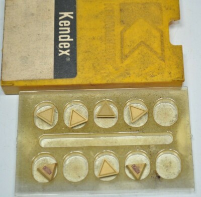 Lot of 7 Kennametal Kendex Inserts TP 64?? KC950 
