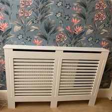 Radiator Cover White Unfinished Grey Modern Traditional Wood Grill Cabinet Shelf