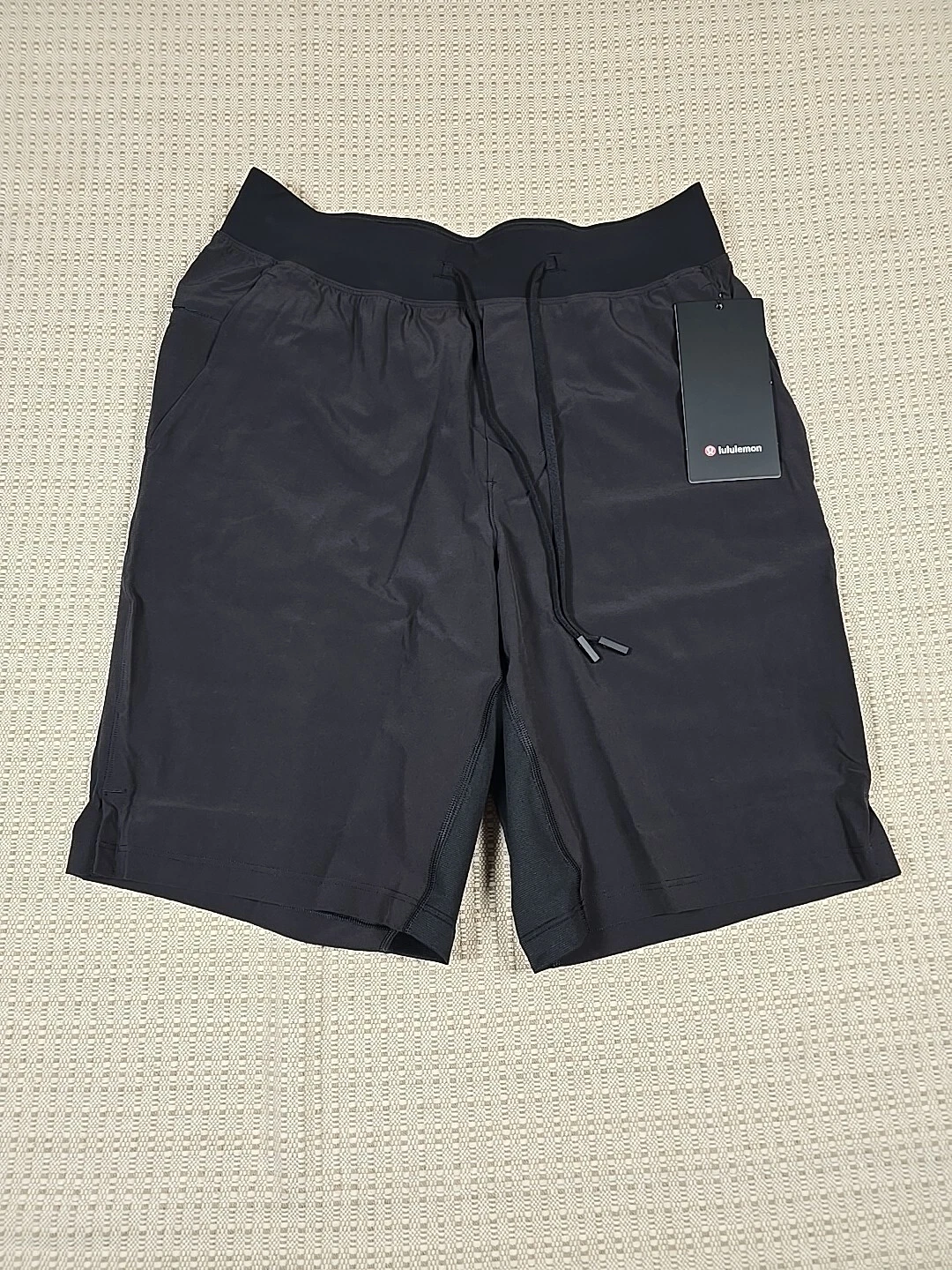 Small Lululemon T.H.E. Short 9" Linerless BLACK LM7AA0S BLK Men's New NWT