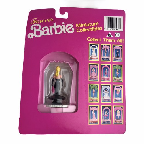 Mattel Forever Barbie miniatura coleccionables solo en el centro de atención exhibición nuevo en caja - Imagen 3 de 3