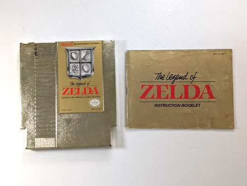 Legend of Zelda Nintendo NES with manual authentic