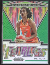 2021 Panini Prizm WNBA #15 Skylar Diggins-Smith Fearless Prizms Green