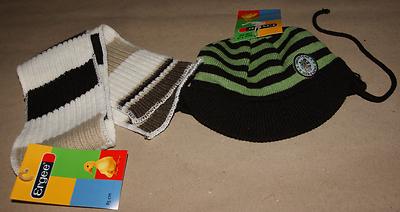 Baby Jungen Mütze & Schal ERGEE GR.38-43 NEU mit Etikett