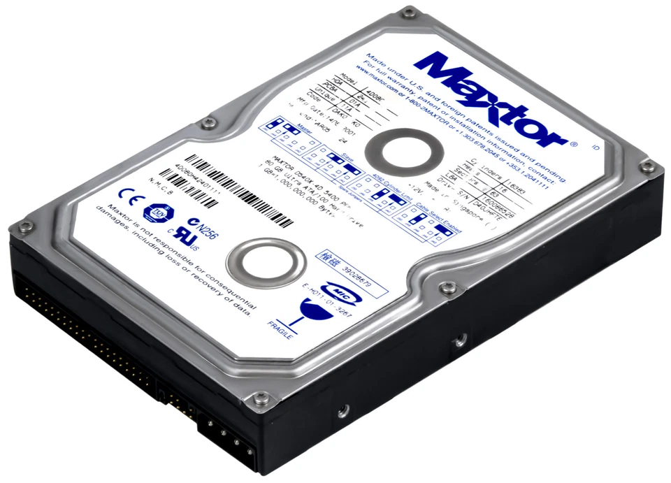 Maxtor Diamondmax D540X 4D080H4 80GB 5400U/Min 2MB Ata Ide 3.5'' Inch - Image 2 of 3