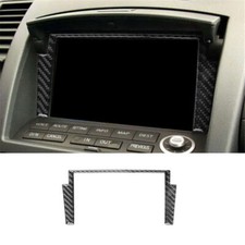Cubierta de cuadro de navegación interior de fibra de carbono para Nissan 350Z 2003-2005