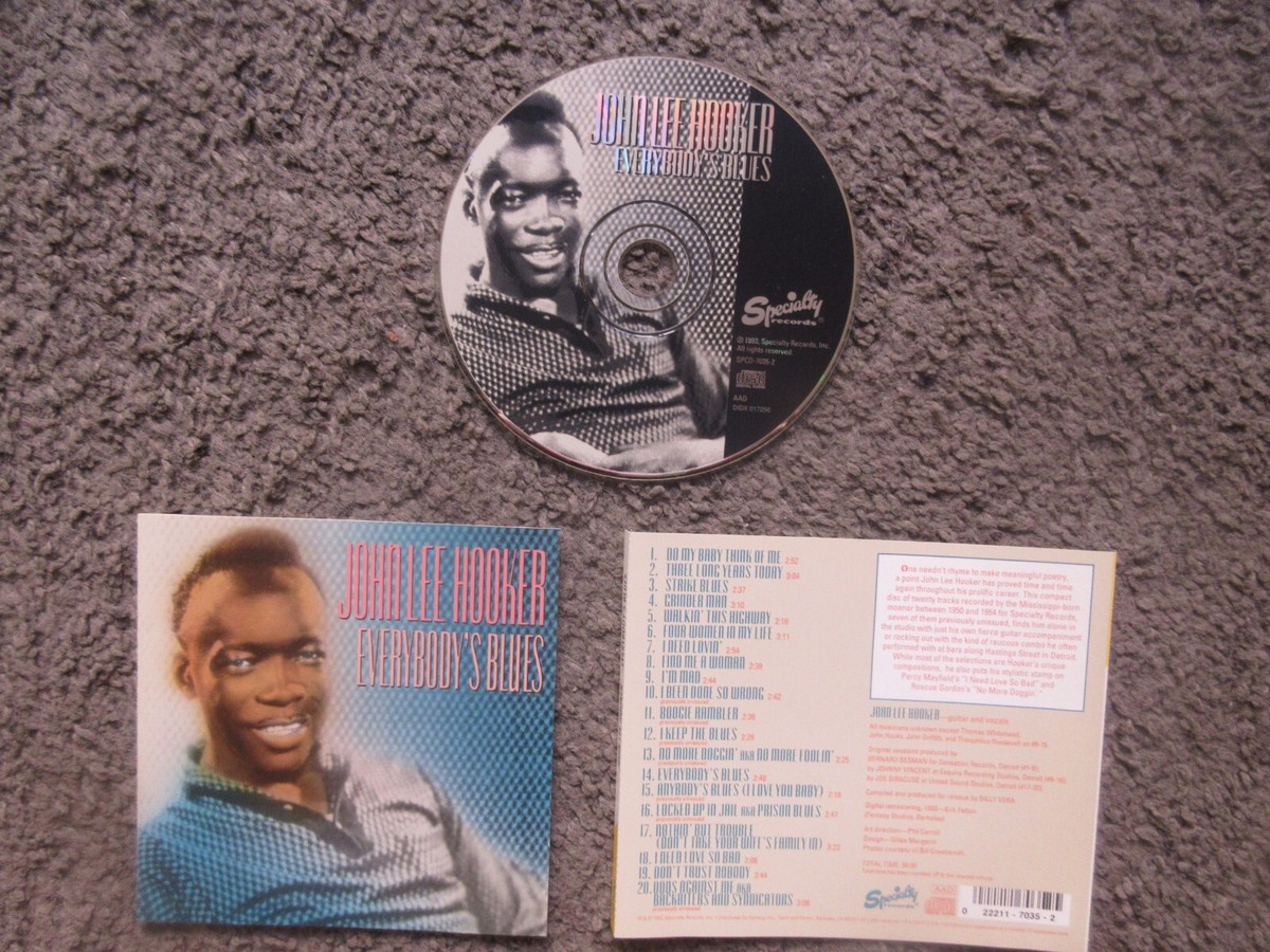 John Lee Hooker: Everybody's Blues: CD John Lee Hooker: Everybody's Blues: CD