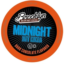 Brooklyn Beans Midnight Dark Chocolate Hot Cocoa Flavored Pods, 2.0 Keurig,40 ct