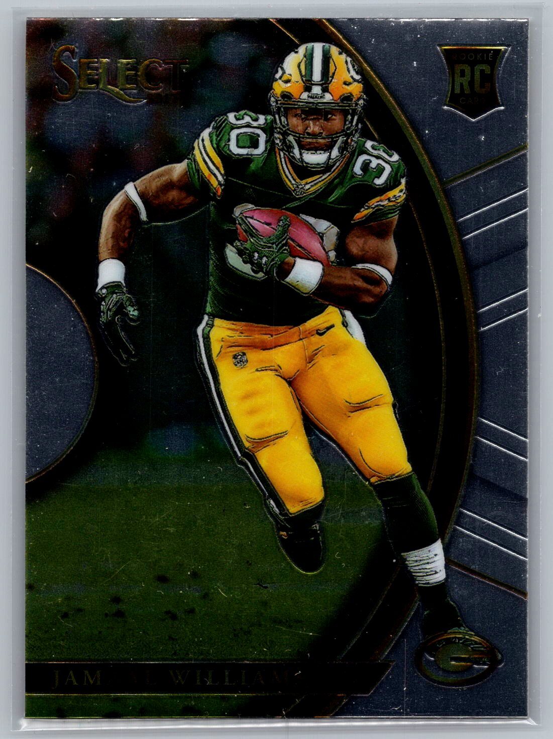 2017 Panini Select #40 Jamaal Williams RC a