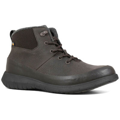 Bogs Men's Boots Freedom Lace Mid Casual, Dark Brown, Size 10M (72470-201-100)