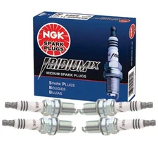4 X New NGK IRIDIUM IX Resistor Performance Power Spark Plugs BKR6EIX # 6418