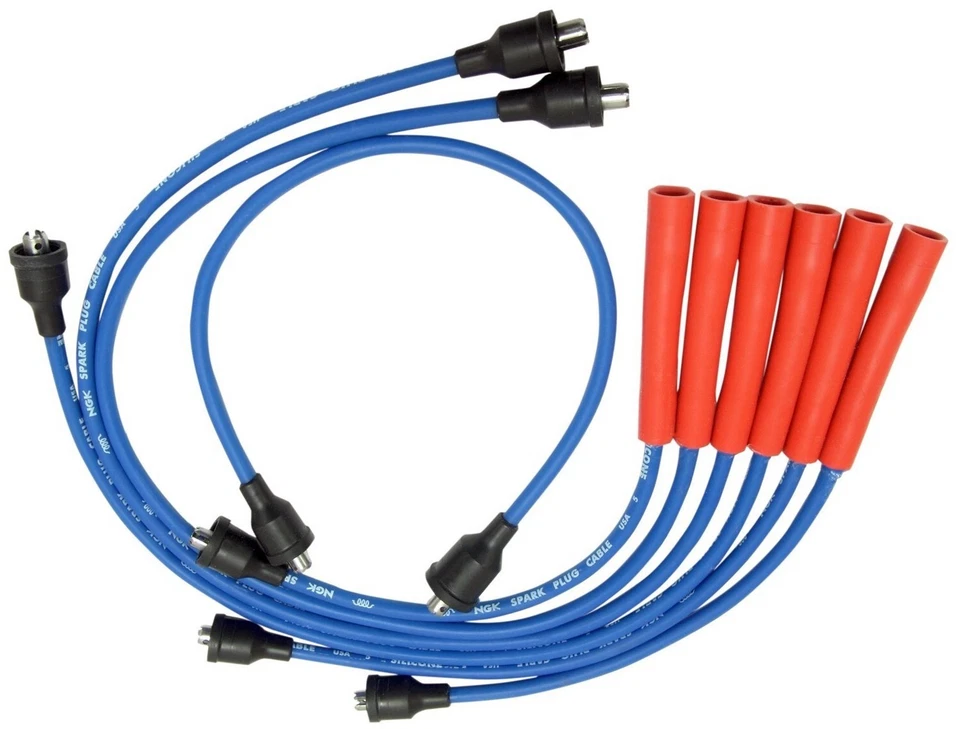 Juego de cables de bujía NGK repuesto OEM # E5PZ12259MR para FORD MERCURRY WR3802BR Foto 2 de 2