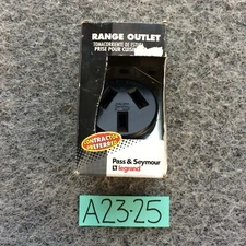 Pass & Seymour #3890CC 50A Black Flush Outlet,No 3890CC,  Pass & Seymour