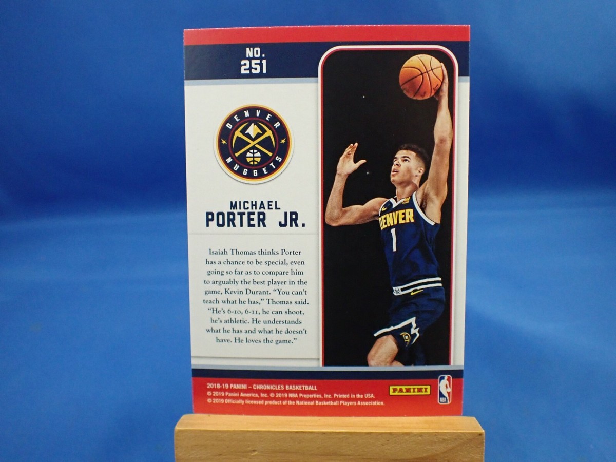 Chronicles Marquee 18-19 2018 RC Rookie Michael Porter Jr 251 | eBay