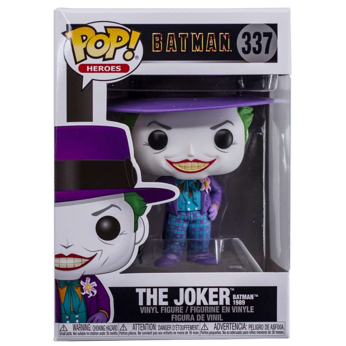 Batman 1989 The Joker With Hat Funko Pop #337 Heroes Vinyl Batman 1989 The Joker With Hat Funko Pop #337 Heroes Vinyl