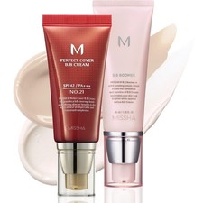 MISSHA BB ESSENTIALS KIT M PERFECT COVER BB CREAM No.21 Light Beige - Light with