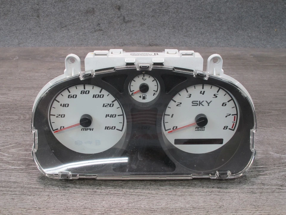 08-10 SATURN SKY REDLINE 2.0L CUADRO DE INSTRUMENTOS MEDIDOR VELOCÍMETRO 15918804 OEM Foto 2 de 4