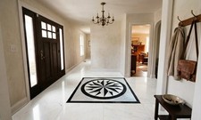 Floor Marble Medallion - 48 inches - Square