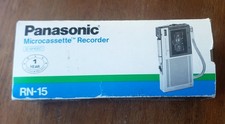 New Panasonic Microcassette Recorder RN-15  2-Speed Portable Vintage 