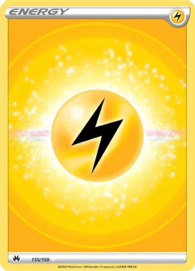 Lightning Energy (Texture Full Art) - 155/159 - Ultra Rare - NM - Crown Zenith