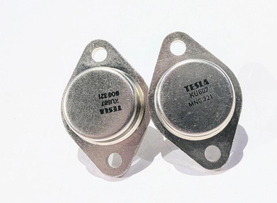 TESLA KU607 + KU608 POWER Leistungs- Transistor NPN
