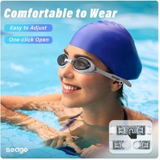Leakproof Swim Goggles Set Anti-UV 2 Pcs