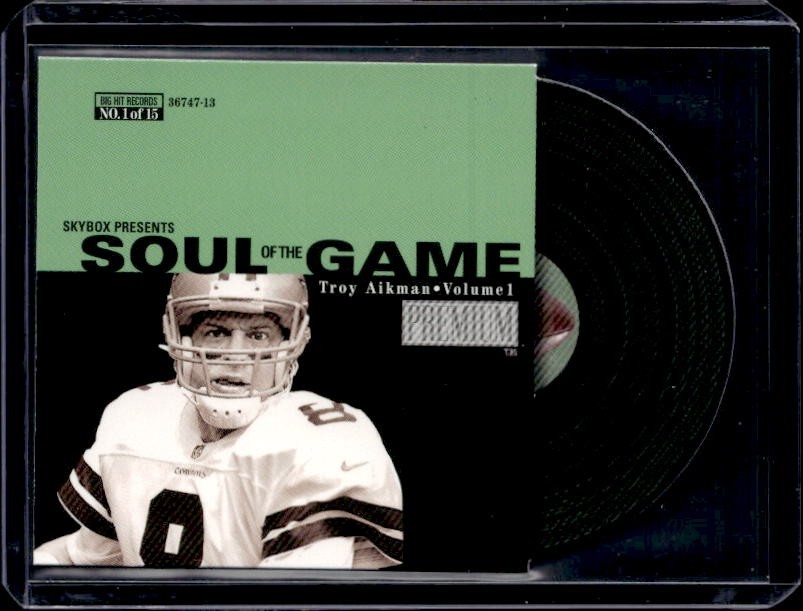 1998 SkyBox Premium #1 SG Troy Aikman Soul of the Game