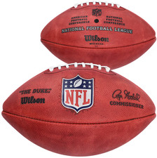 Fanatics Authentic Wilson The Duke Official NFL Leather Game Football, Sale   