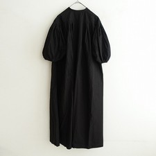  Dyed emic:etic Cotton Puff Sleeve Layering Dress
