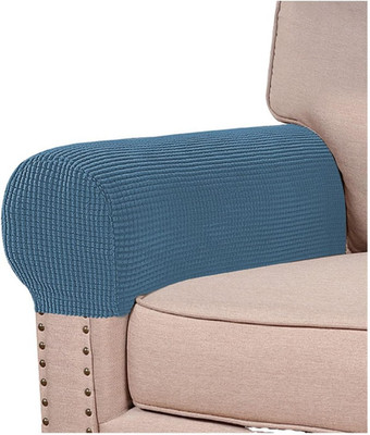 Stretch Armrest Covers (Set of 2)   Anti-Slip Spandex Jacquard Furniture Protect