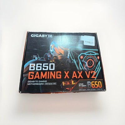 New Gigabyte B650 Gaming x AX V2 AM5 Motherboard LGA 1718, AMD B650 ATX, DDR5