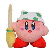 Official Little Buddy Kirby All Star Collection Cleaning Kirby 5" Plush New 1459