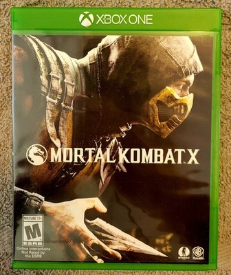 Mortal Kombat X Game Xbox One XB1 Scorpion Sub-Zero MKX Fighter Action Microsoft
