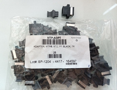 MTP SM and MM Mating Sleeve, Front Panel Snap and Flange Mount MTP-ADPT 25PK