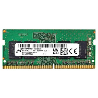 8GB 1Rx16 PC4-3200AA Micron MTA4ATF1G64HZ-3G2E1 Notebook RAM