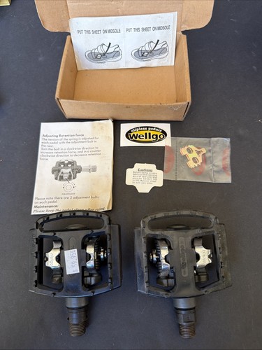 Wellgo WPD-M9 Dual Sided Clipless Pedals Aluminum Cycling Bike Bicycle