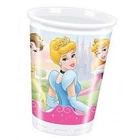 Disney Princess Girls Childs Kids Birthday Party Plastic Cup 200ML 30 Pack