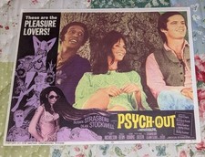 Original 1968 Psych Out Movie Lobby Card Jack Nicholson Susan Strasberg 11x14