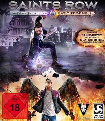 Saints Row IV - Re-elected & Gat Out of Hell / PS3 + Handbuch *Guter Zustand*