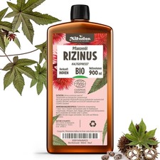 Rizinusöl Bio 900 ml - 100% Rein, Natürlich...