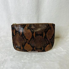 A.P.C. Woman Snake Pattern Mini Clutch Bag Pouch Limited Edition Style Refined M
